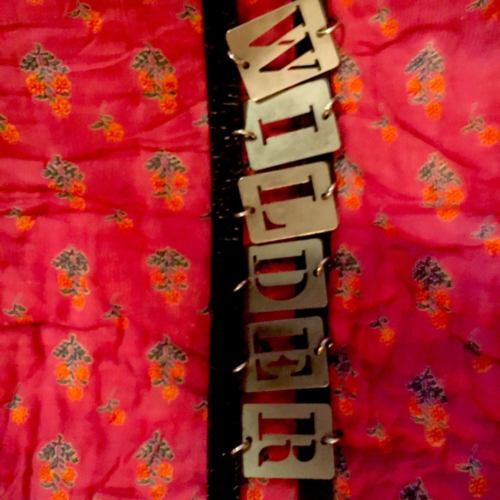 Ann demuelemeester leather wilder belt